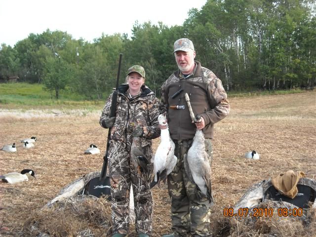 My wife and her dad
Our honeymoon hunt that we took my father in law on.
